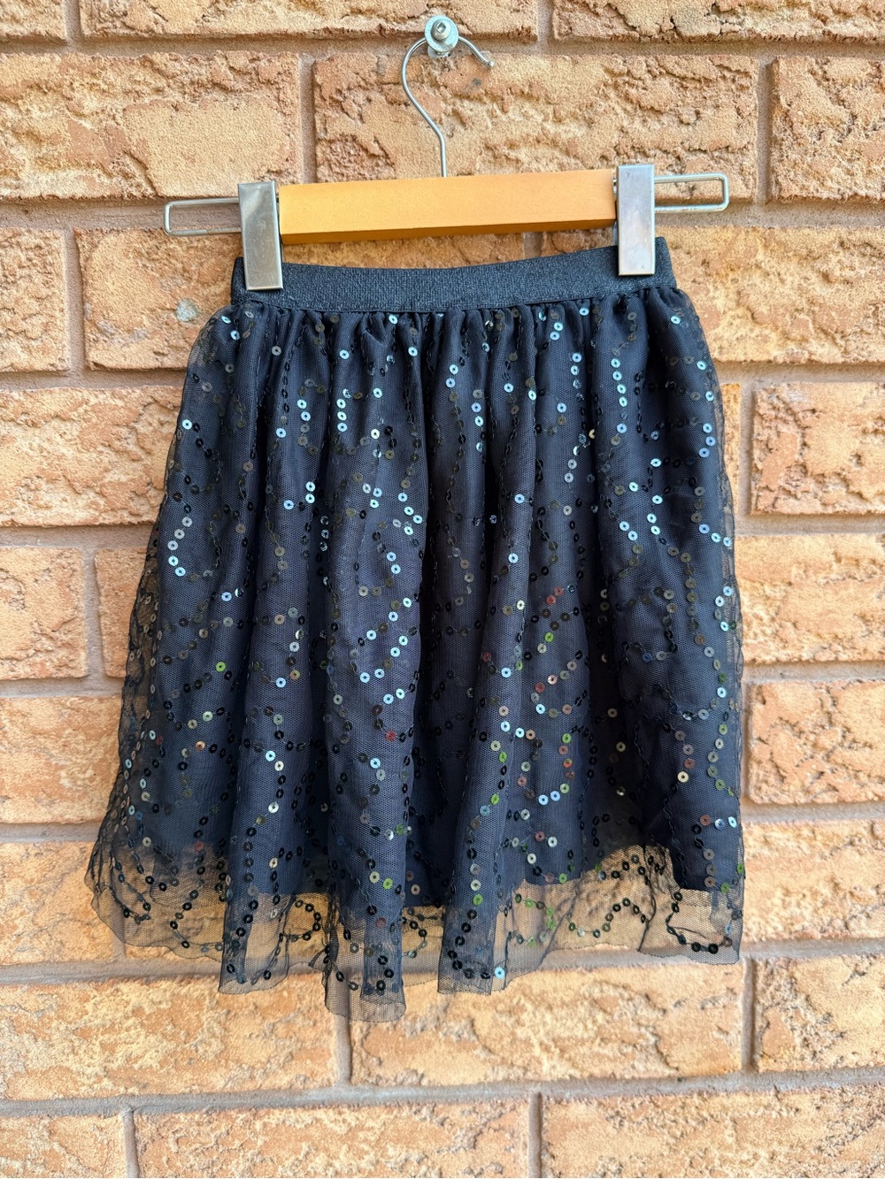 4/$25 • George Black Elastic Waist Sequin Ballet Skirt